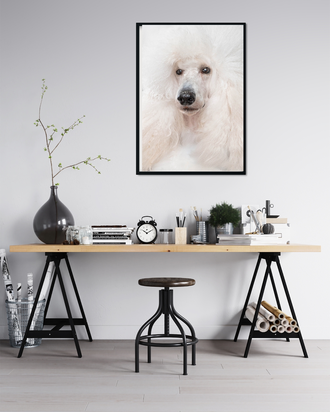 Black and White Minimalist Frame Mockup Instagram Post (3)